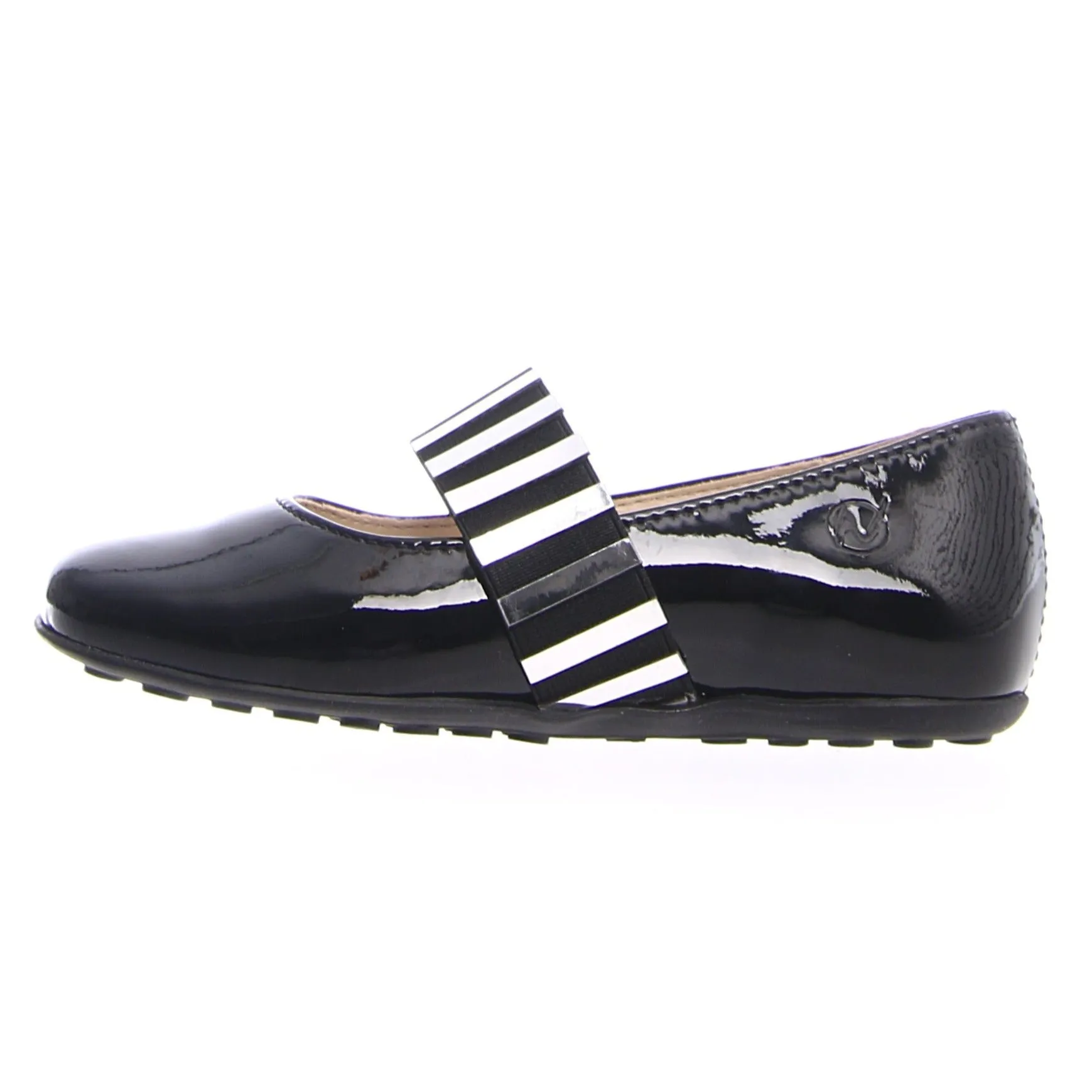 Naturino Girl's Velia Vernice Flat Shoes - Nero