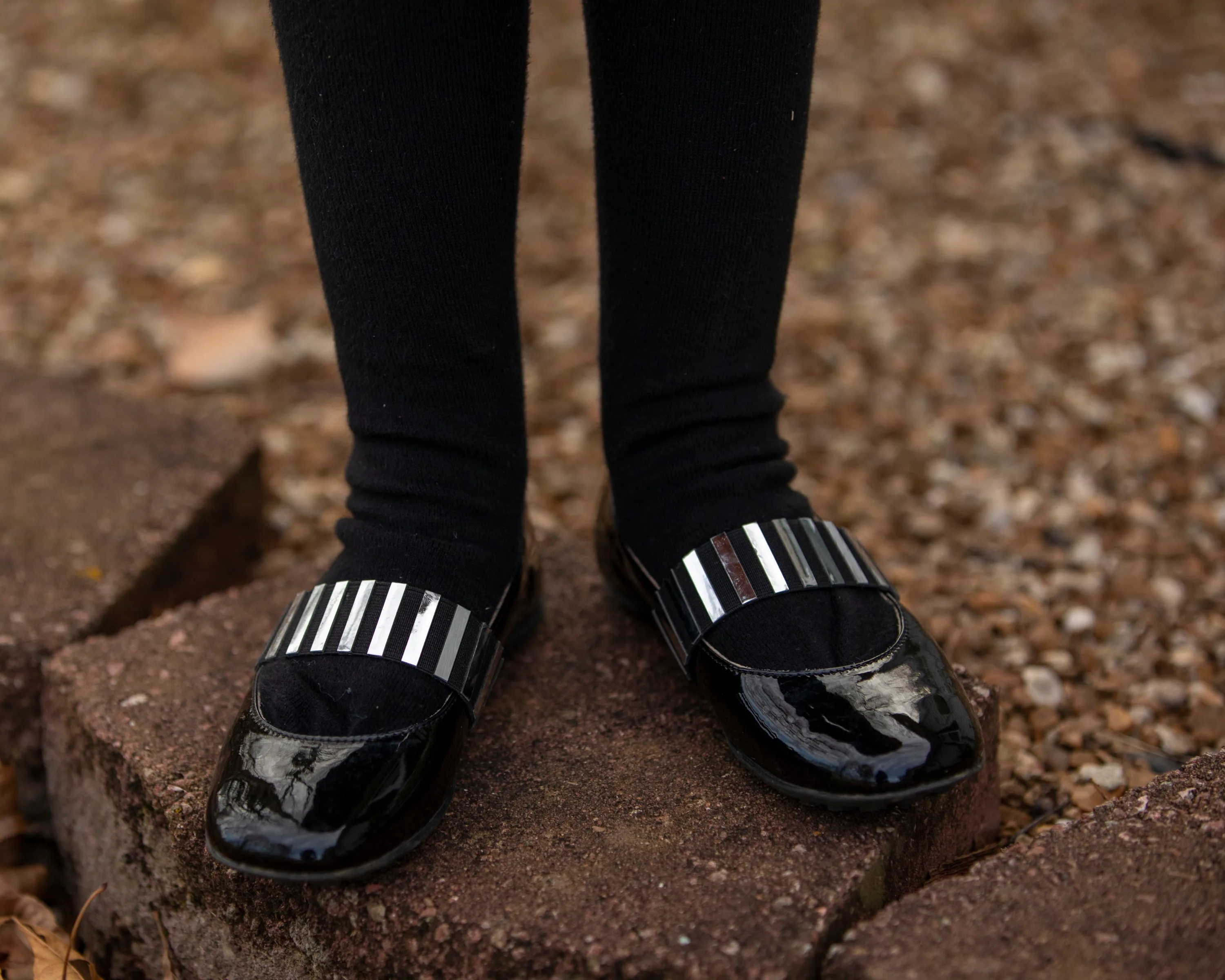 Naturino Girl's Velia Vernice Flat Shoes - Nero