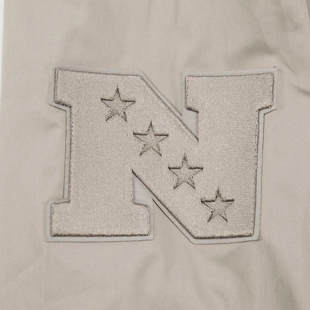 NFL MINNESOTA VIKINGS NEUTRAL MEN'S TWILL JACKET (TAUPE)