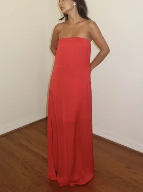 Nicole Maxi Dress in Red
