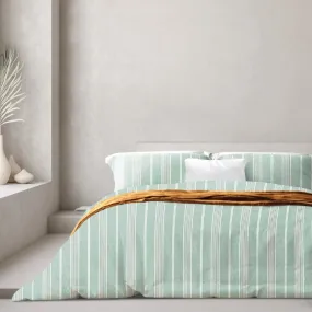 Odyssey Living Thermal Flannel Aqua Haze Quilt Cover Set