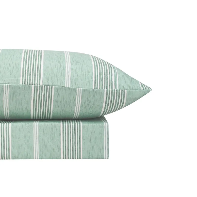 Odyssey Living Thermal Flannel Aqua Haze Quilt Cover Set