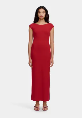 Ownley Sommer Midi Dress Ruby