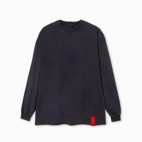 PARTCH Must L/S T-Shirt Oversized Vintage Black Organic Cotton