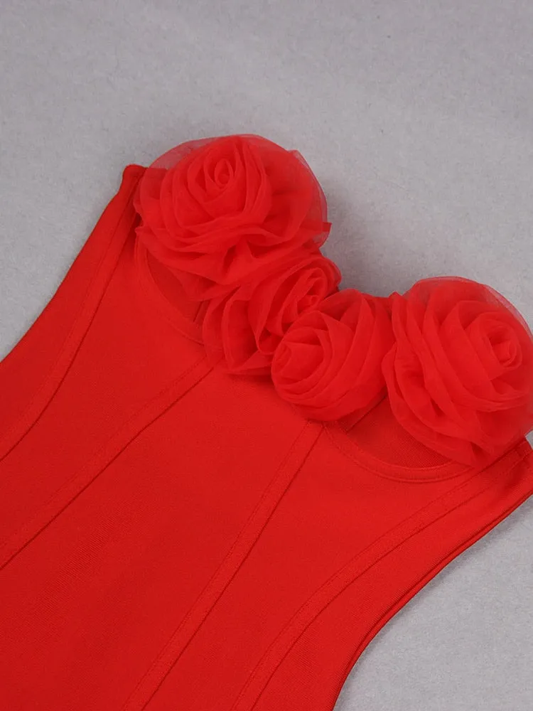 Patchwork Floral Dresses For Women Strapless Sleeveless High Waist Minimalist Dress Female Fashion Clothing