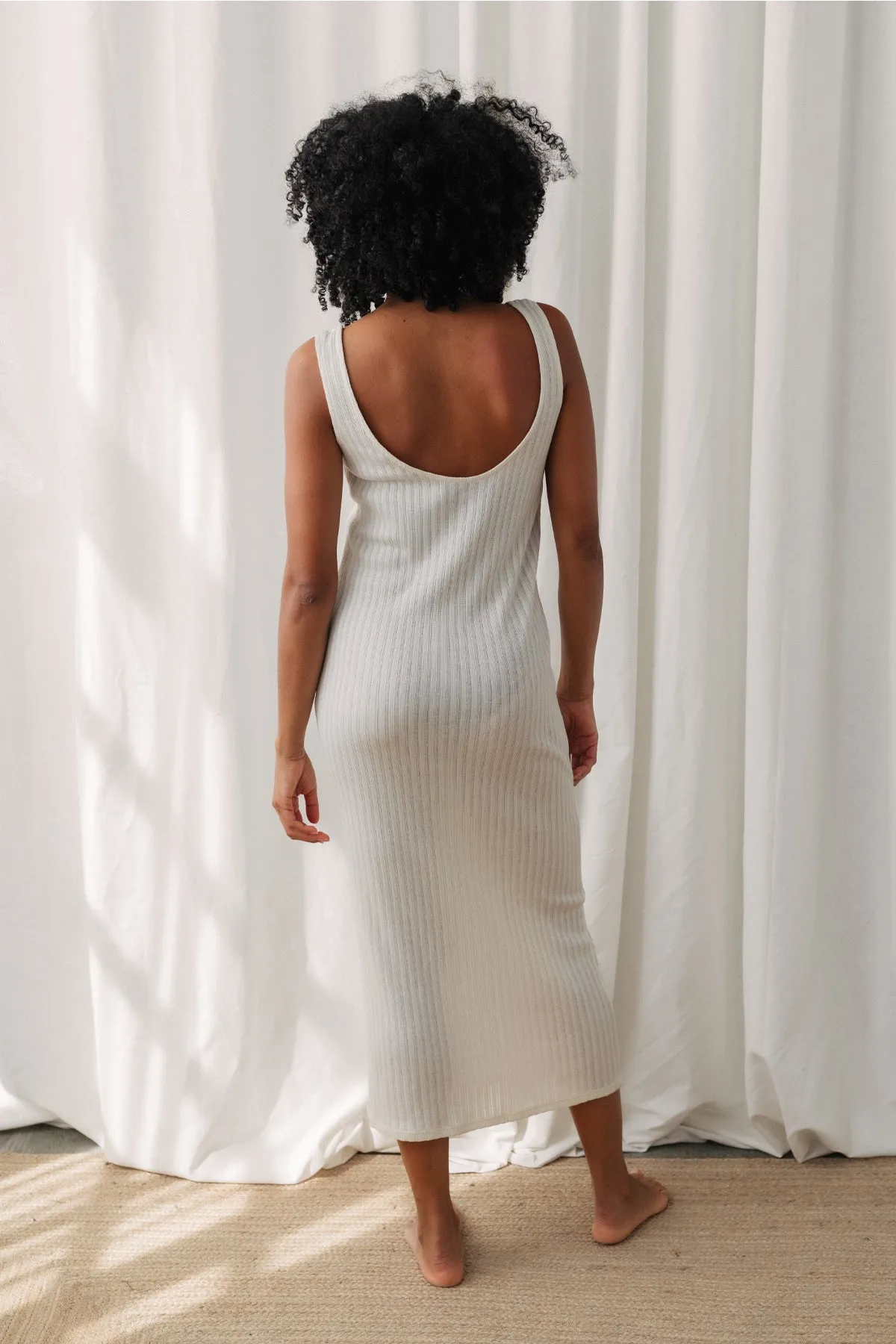 Pellinki Dress Ecru White