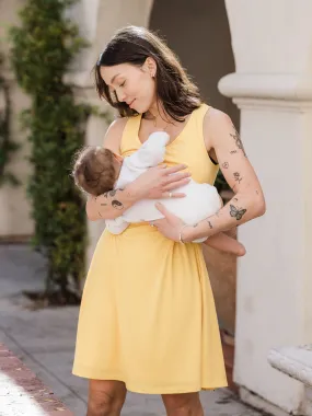 Penelope Crossover Nursing Dress | Citrus