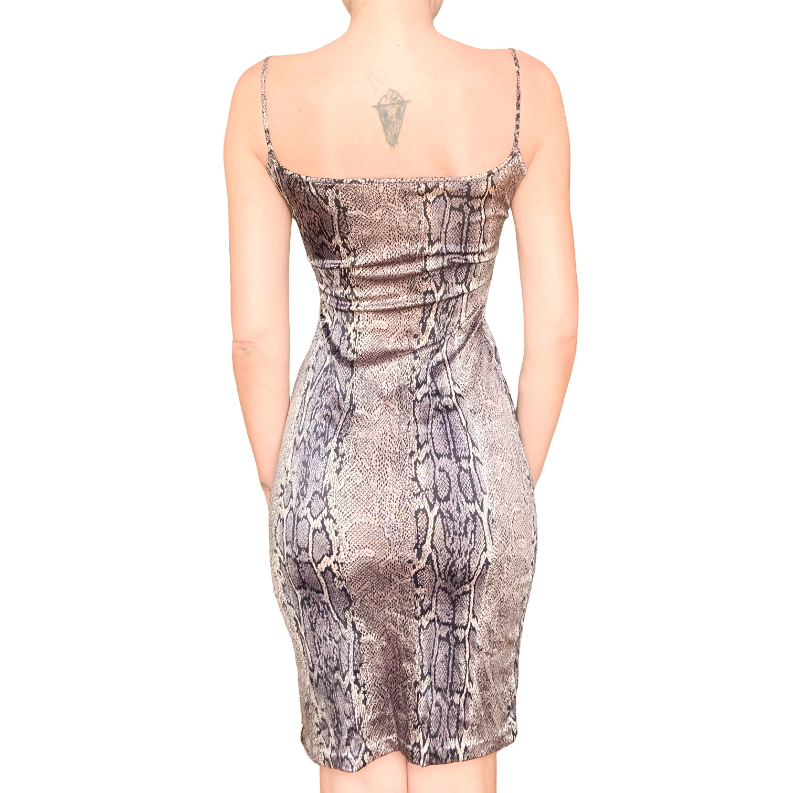 Plein Sud S/S 2000 snake print dress