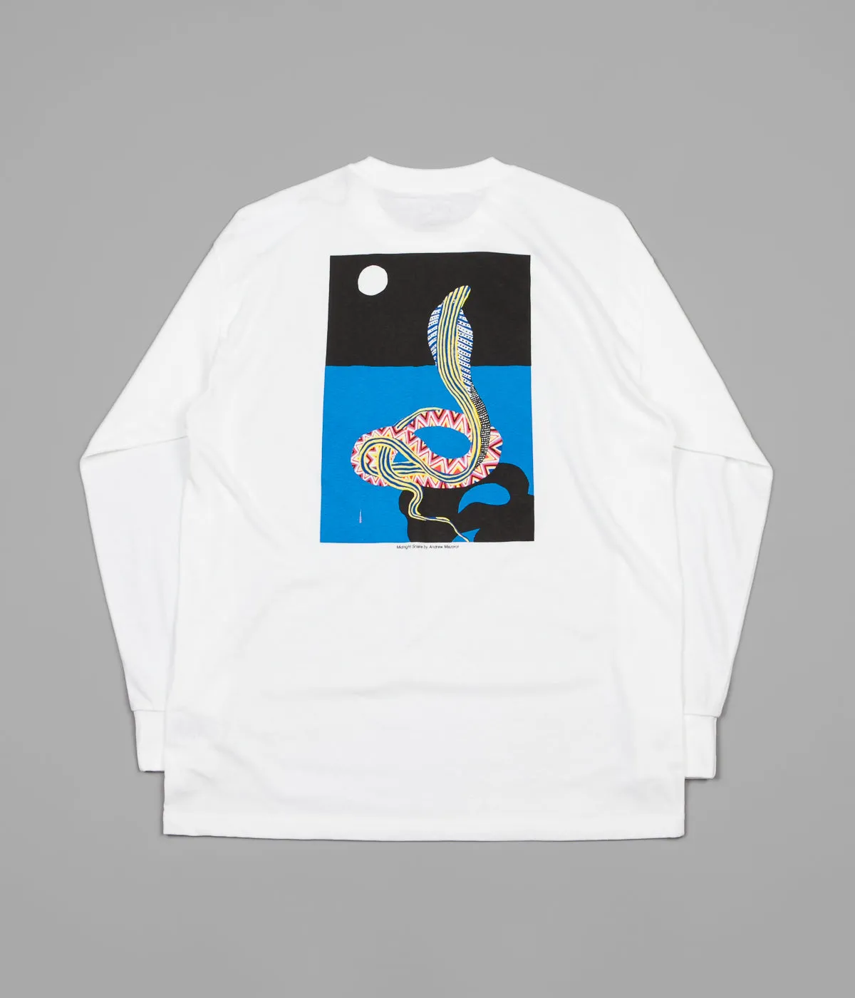Polar Midnight Snake Long Sleeve T-Shirt - White