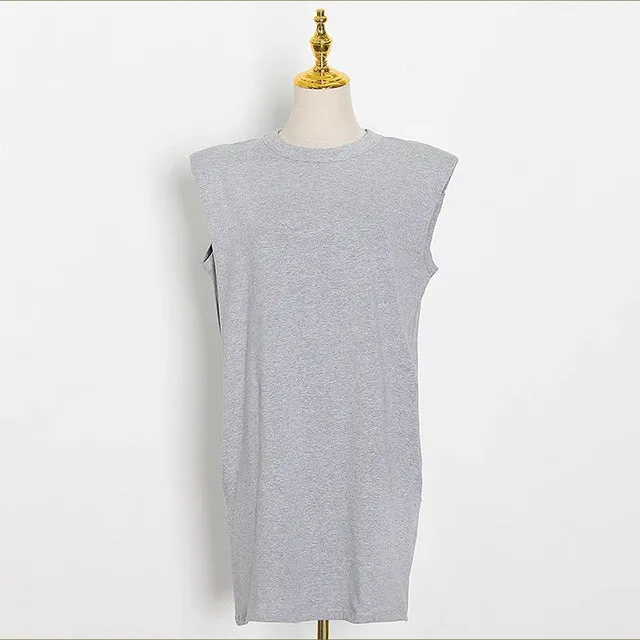 Pre Order:  Minimalist Sleeveless Mini Dress