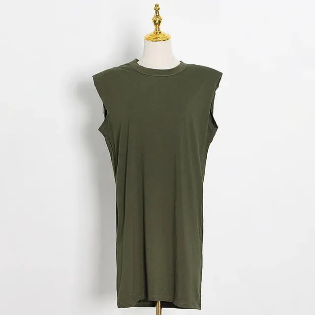 Pre Order:  Minimalist Sleeveless Mini Dress
