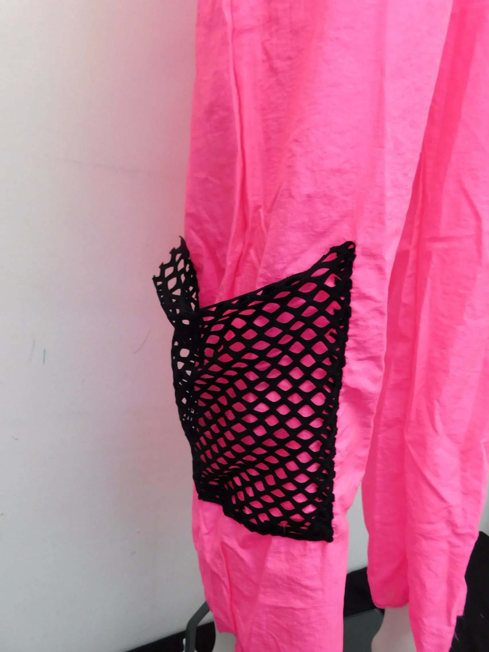 Pre-Owned Costume Costume Gallery   Medium Adult Pink Jumpsuit Jazz Hip Hop
