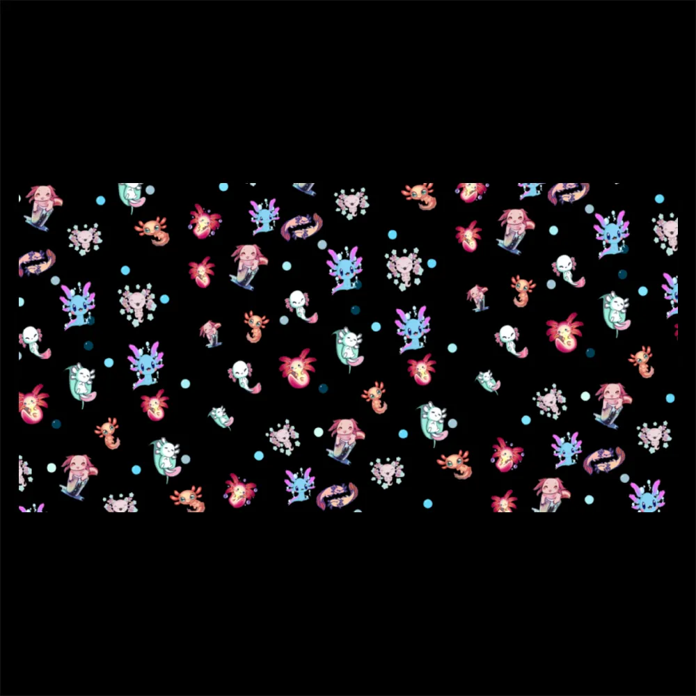 Premium PU Leather Mouse Pads | Non-Slip |Waterproof | Stylish & Durable | Cute Axolotl Pattern