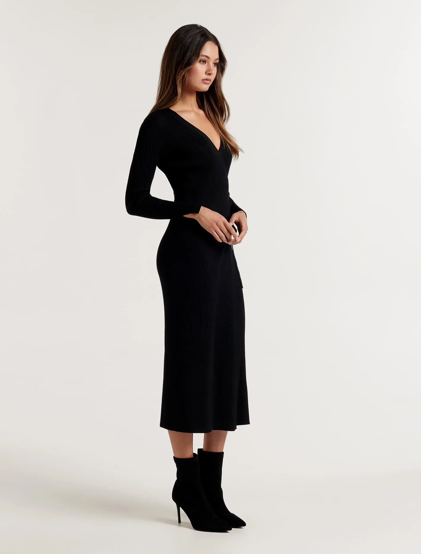 Prima Wrap Knit Dress
