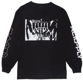 Quasi Rephlex Long Sleeve T-Shirt - Black