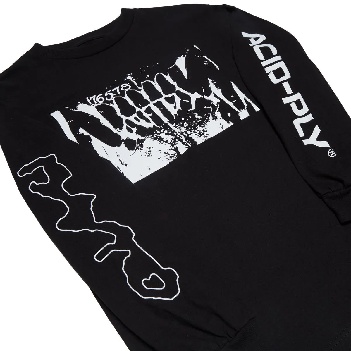 Quasi Rephlex Long Sleeve T-Shirt - Black