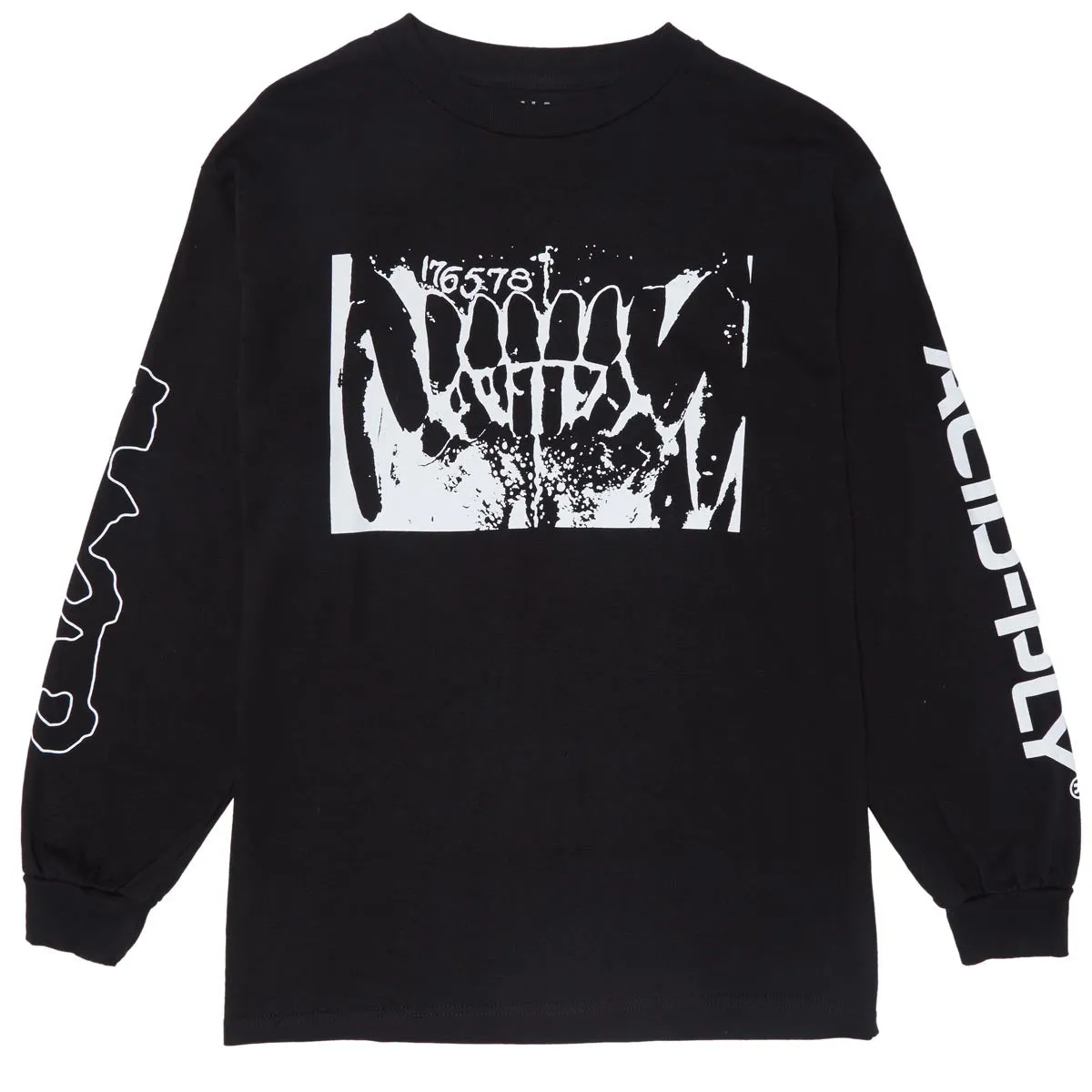 Quasi Rephlex Long Sleeve T-Shirt - Black