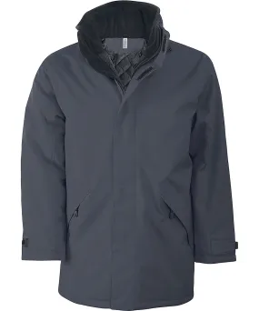 Quilted parka | Convoy Grey