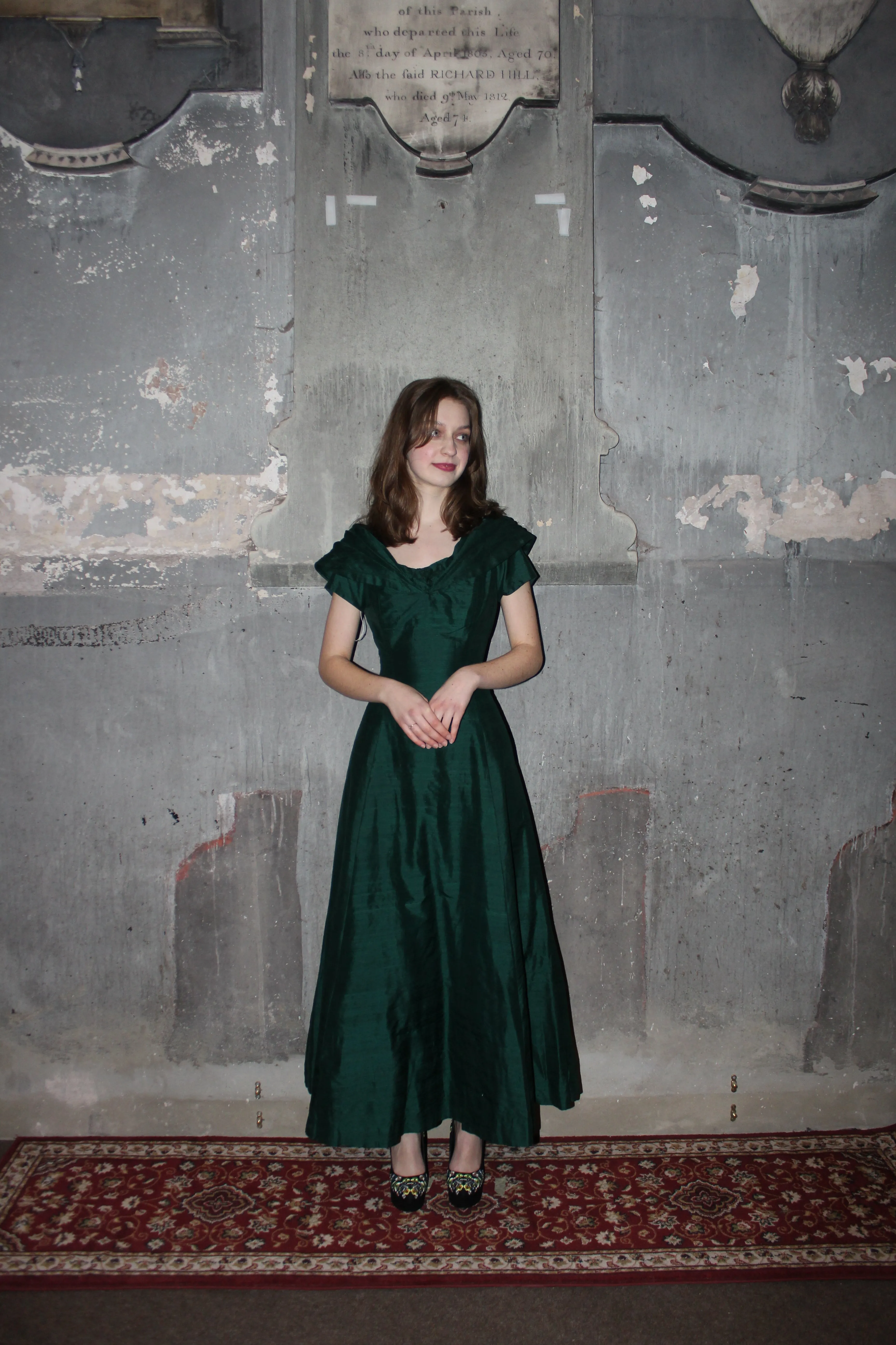 RENT Emerald Green Bardot Maxi Dress