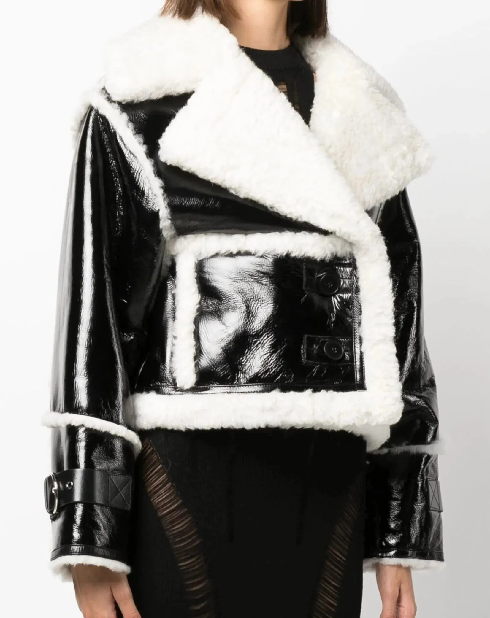 REVA SHEA SHEARLING JACKET