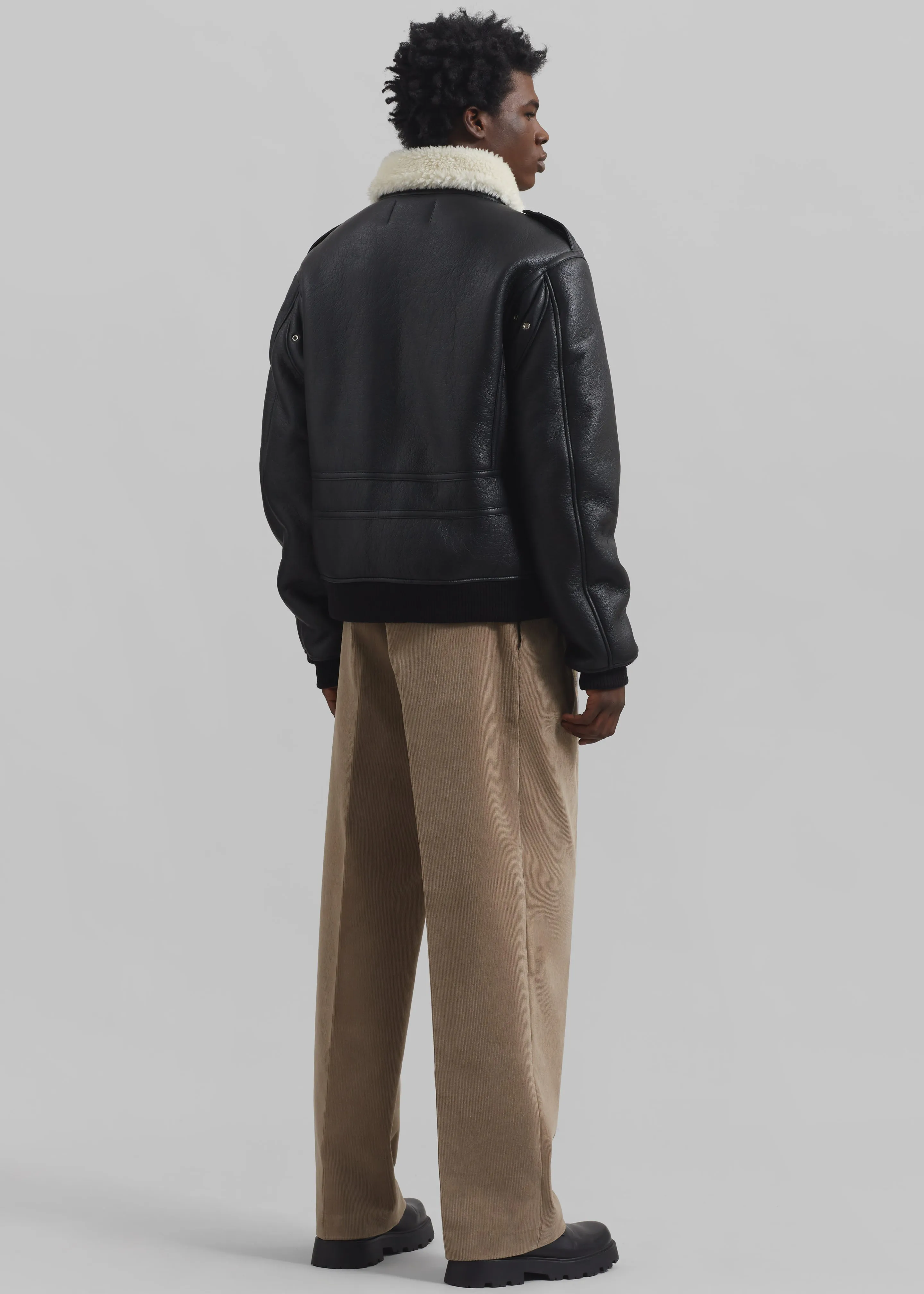 Richter Shearling Jacket - Black