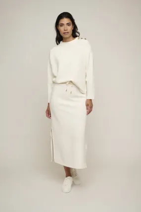 Rino&Pelle SANDY MIDI LENGTH SKIRT WITH SLITS