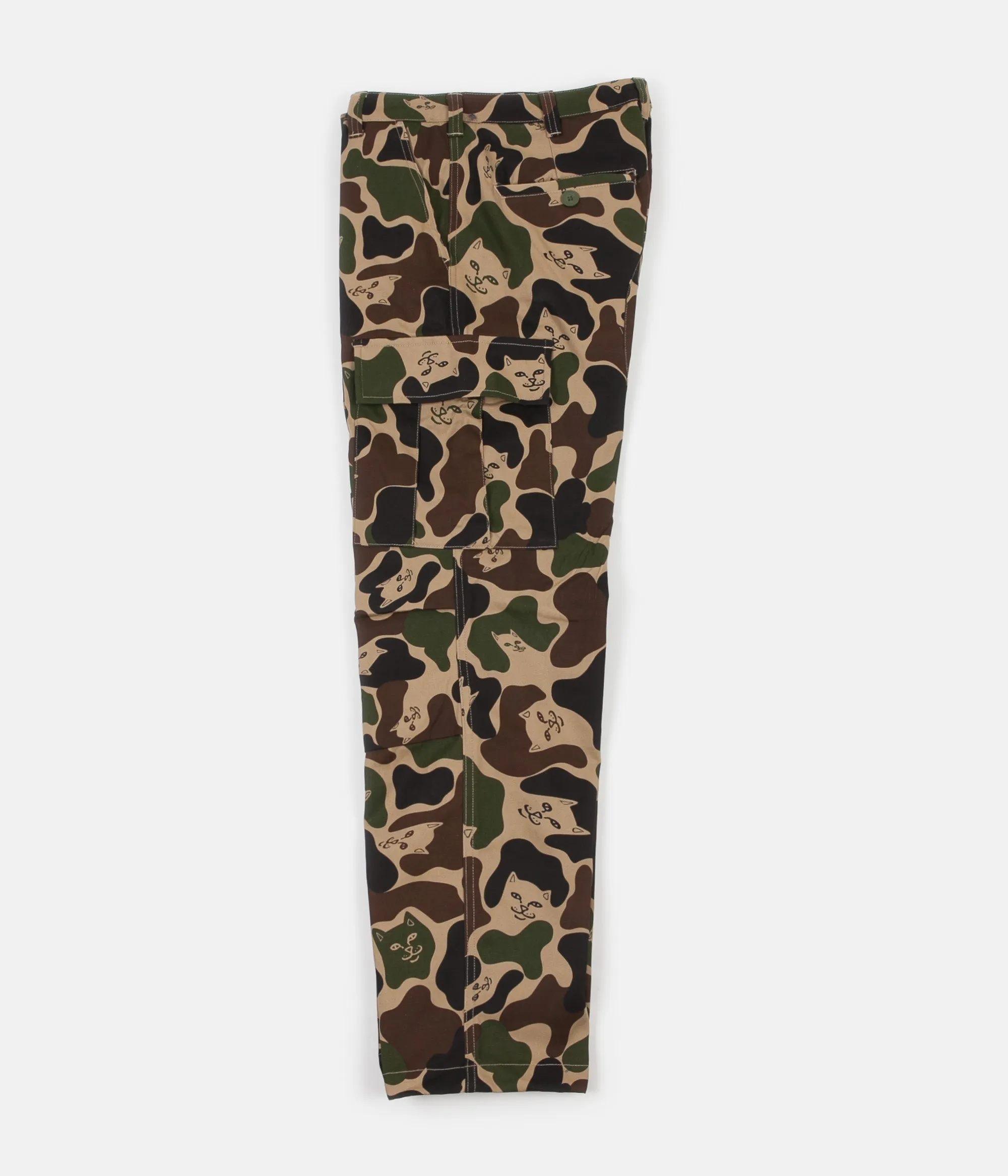Rip N Dip Nermal Camo Cargo Trousers - Army Camo