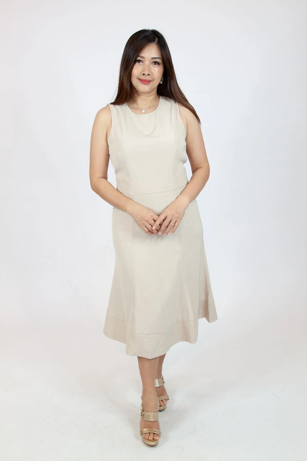 Round Neck Stitch Dress