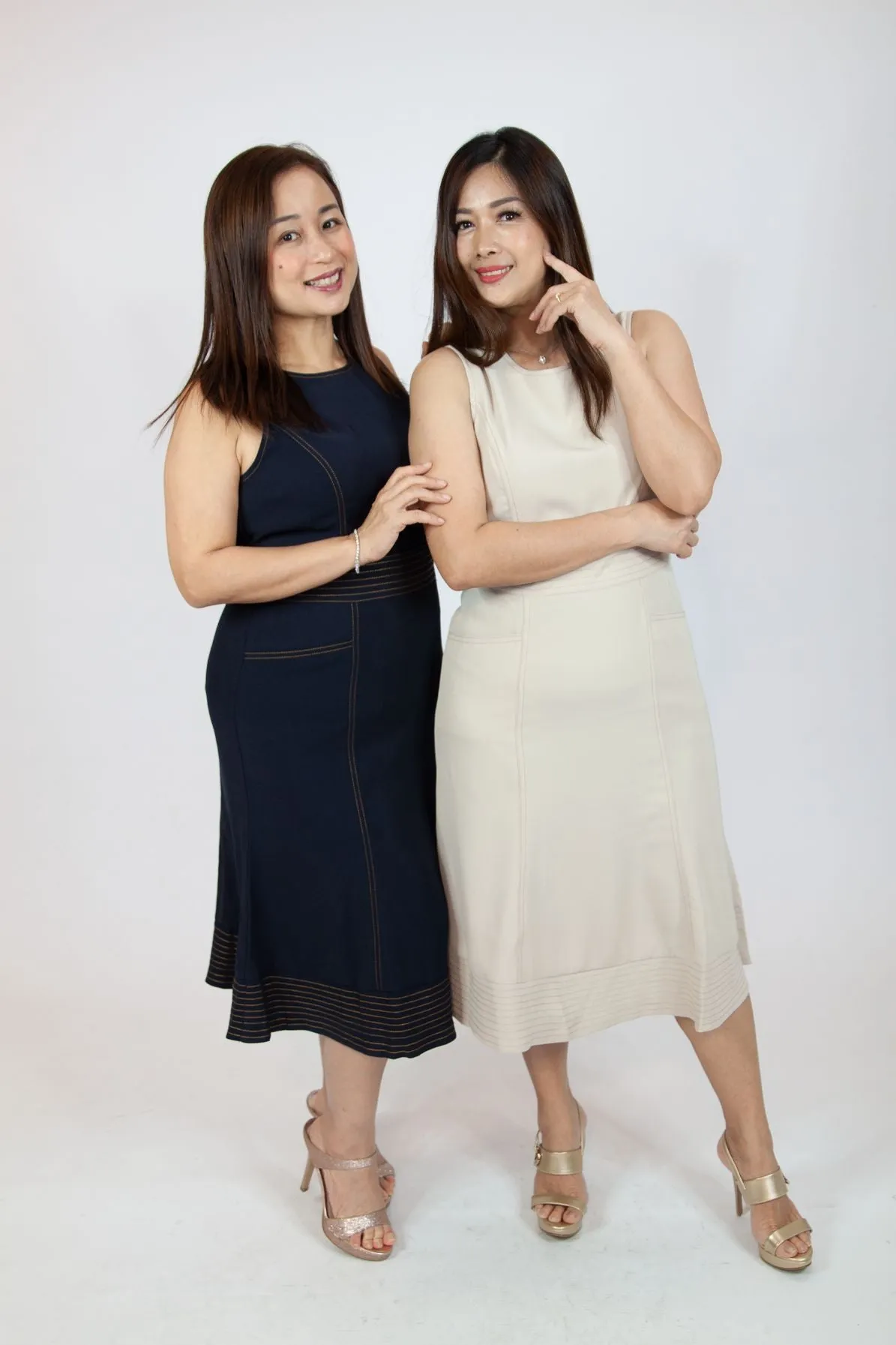 Round Neck Stitch Dress