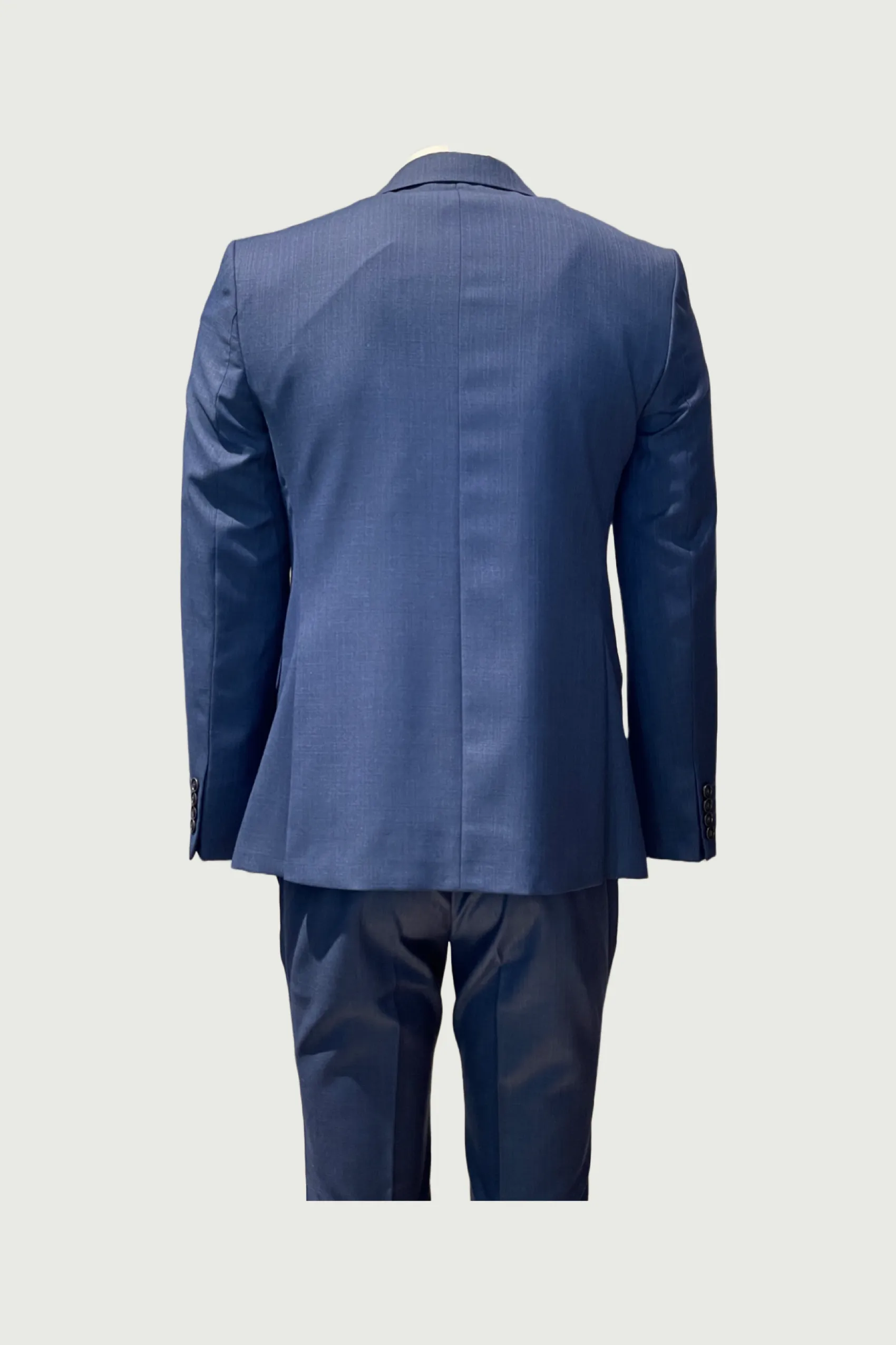 Royal Blue 3-Piece Wool Suit