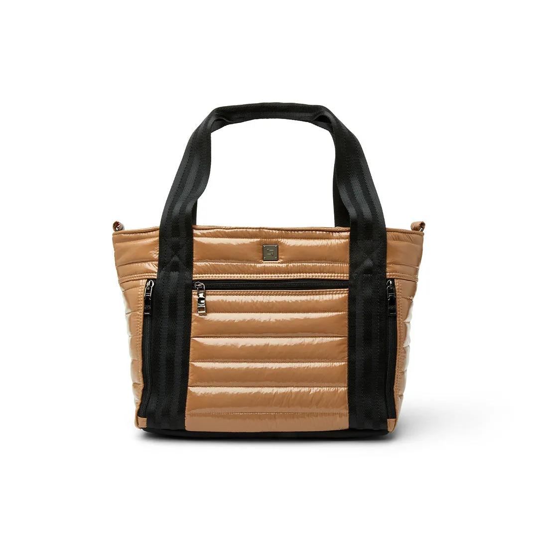 Royln Jr Jetset Tote GLOSSY CARAMEL