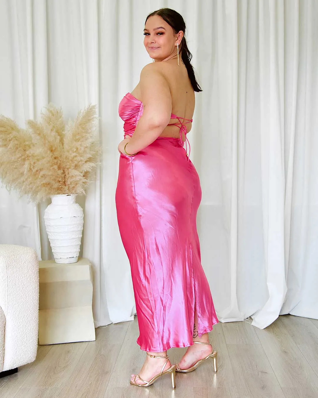 Sadie Maxi Dress - Hot Pink