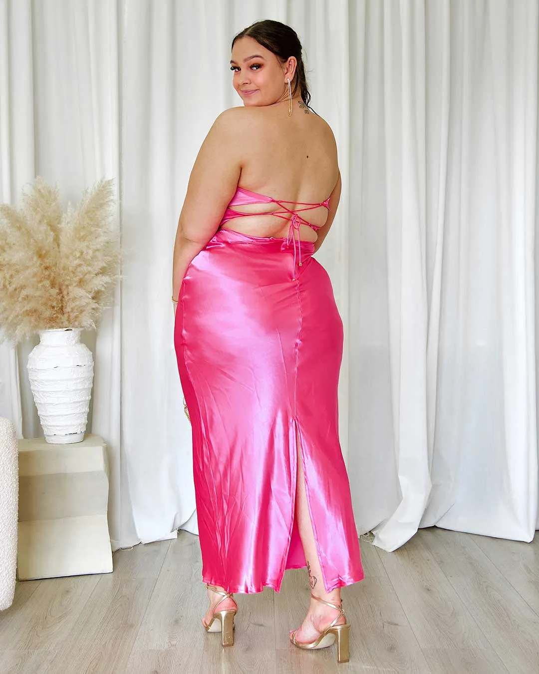 Sadie Maxi Dress - Hot Pink