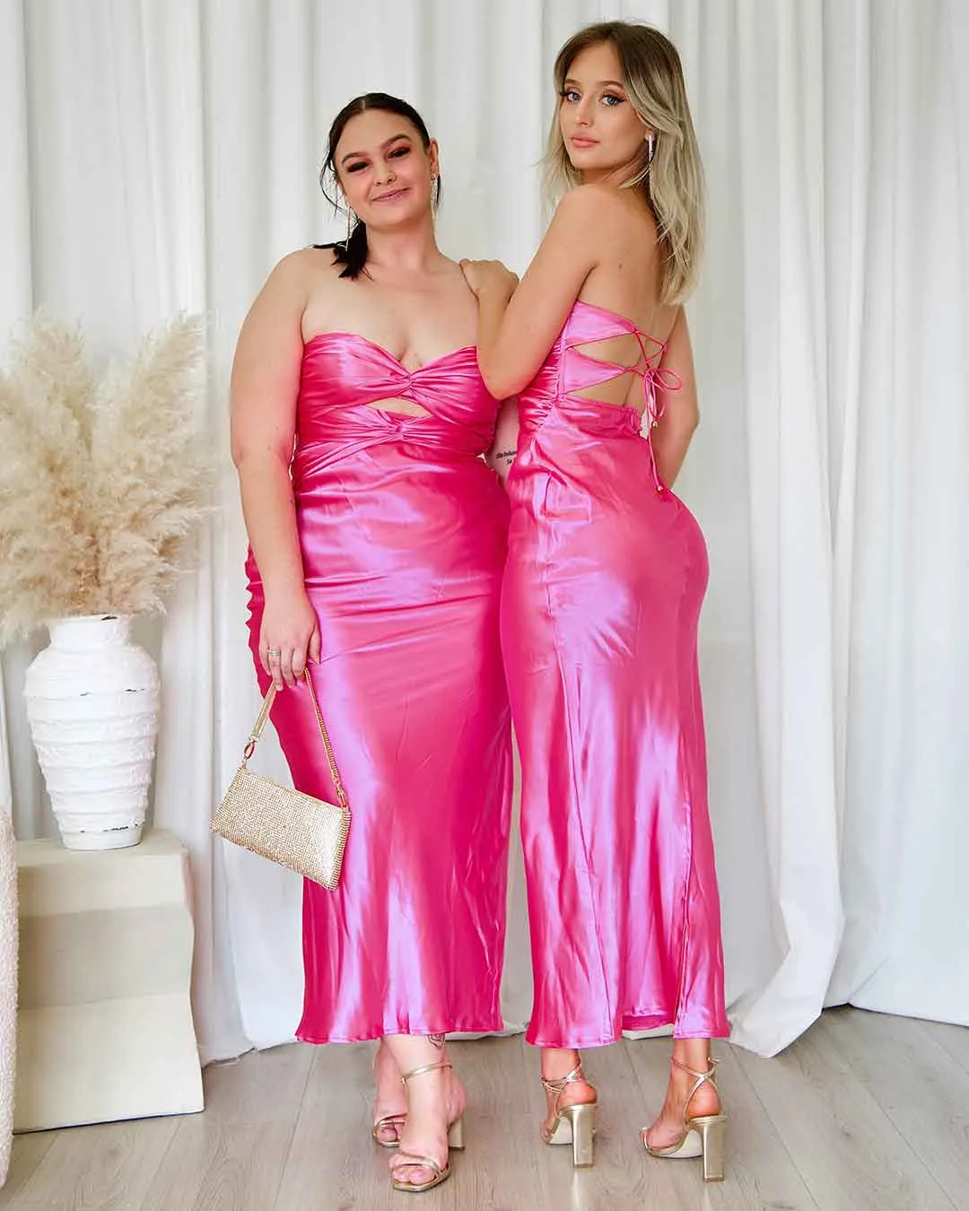 Sadie Maxi Dress - Hot Pink