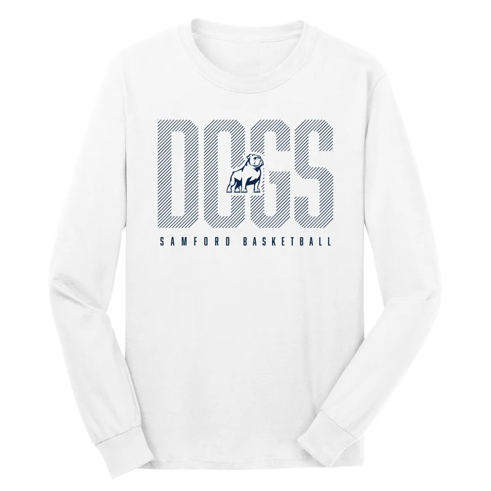 Samford Bulldogs Basketball Student Section Long Sleeve T-shirt