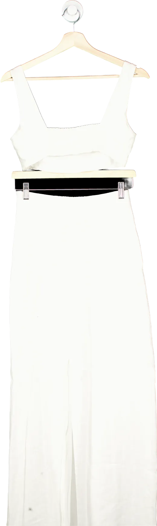 Second Summer White Linen Wide Leg Co-Ord UK XS