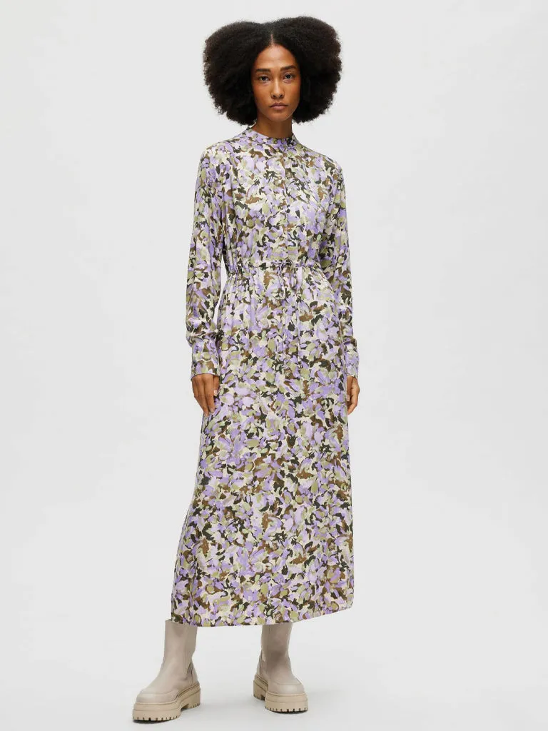 Selected Femme Katrin Dress in Sandshell
