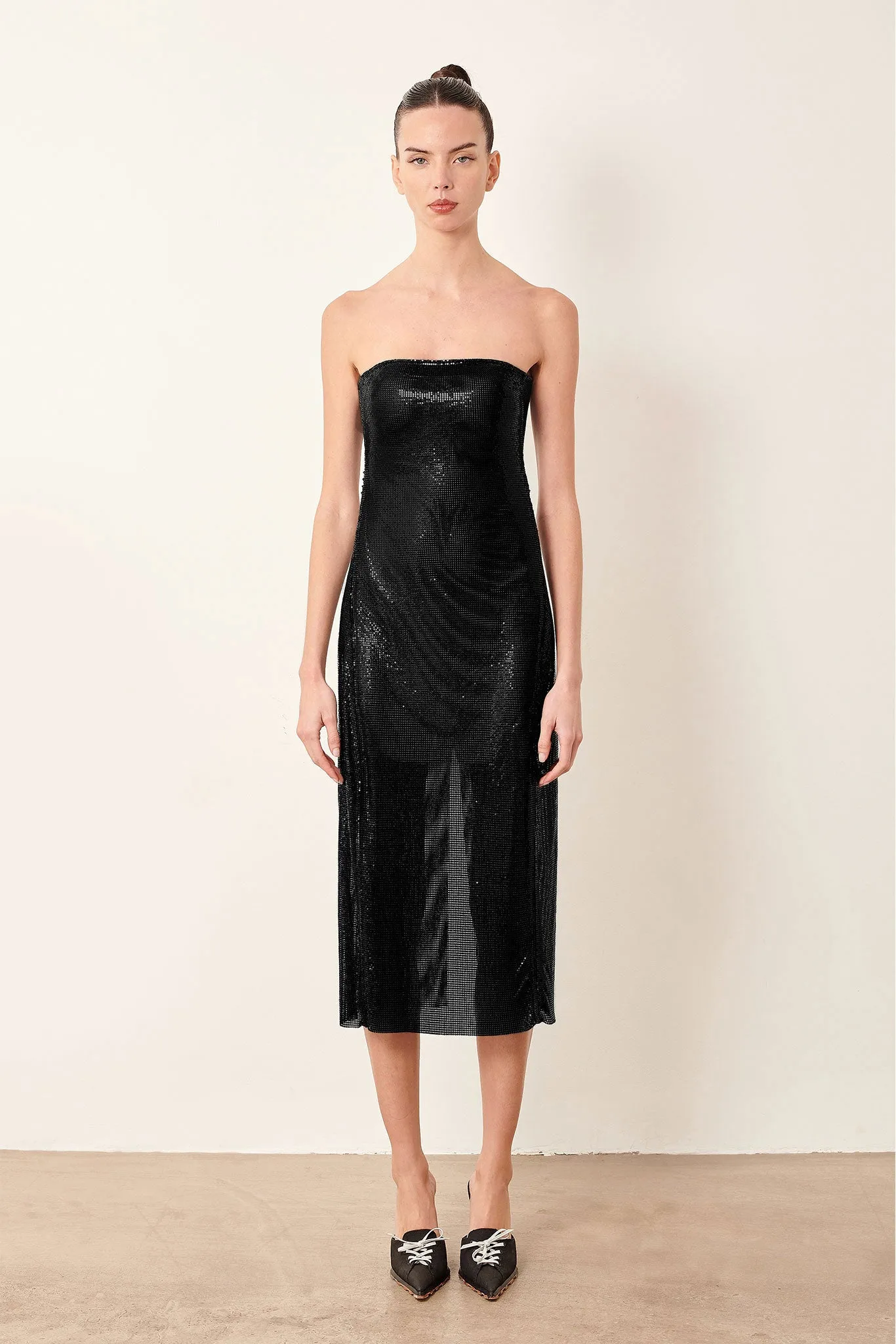 Selena Midi Dress Black