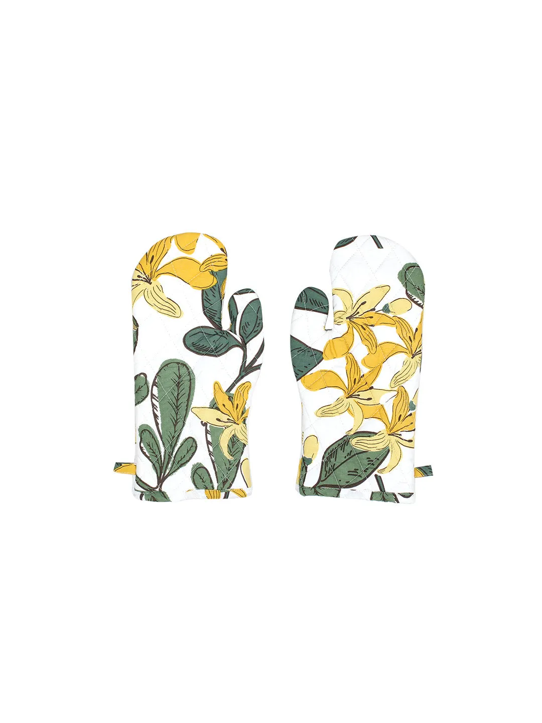 Senjana - Set Of 2 Gloves (Green)