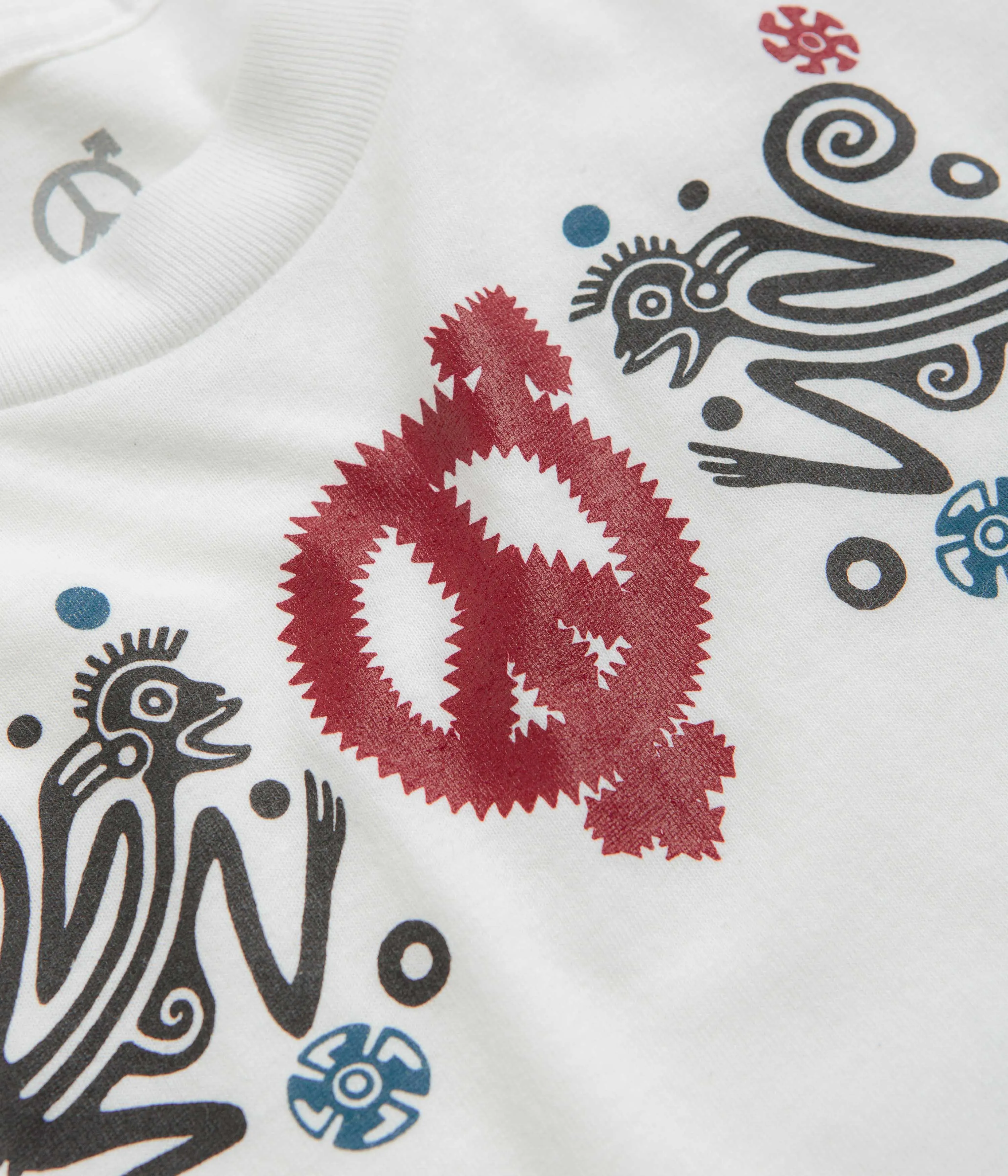 Sexhippies Primate Long Sleeve T-Shirt - White