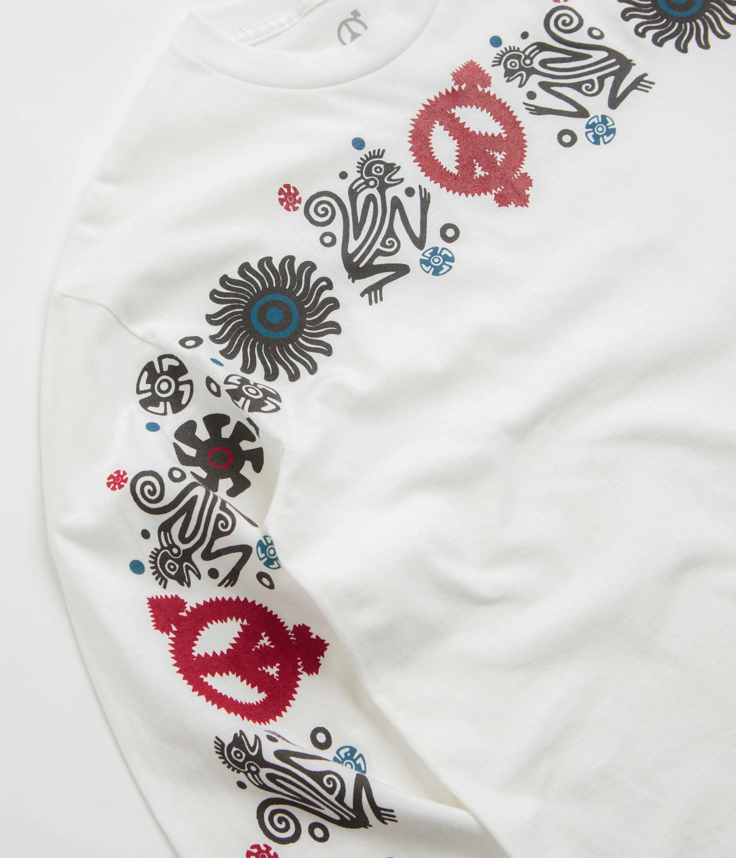 Sexhippies Primate Long Sleeve T-Shirt - White