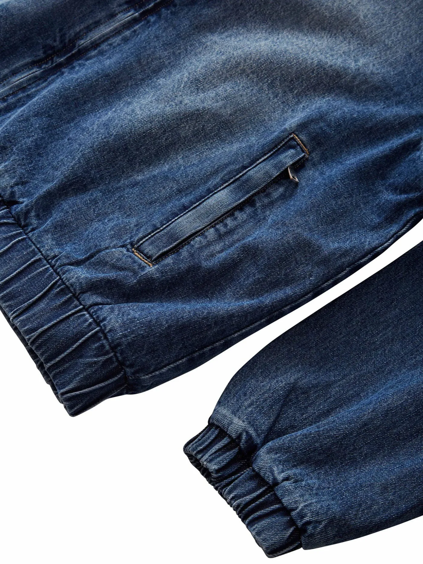 Sherpa Track Denim Jacket