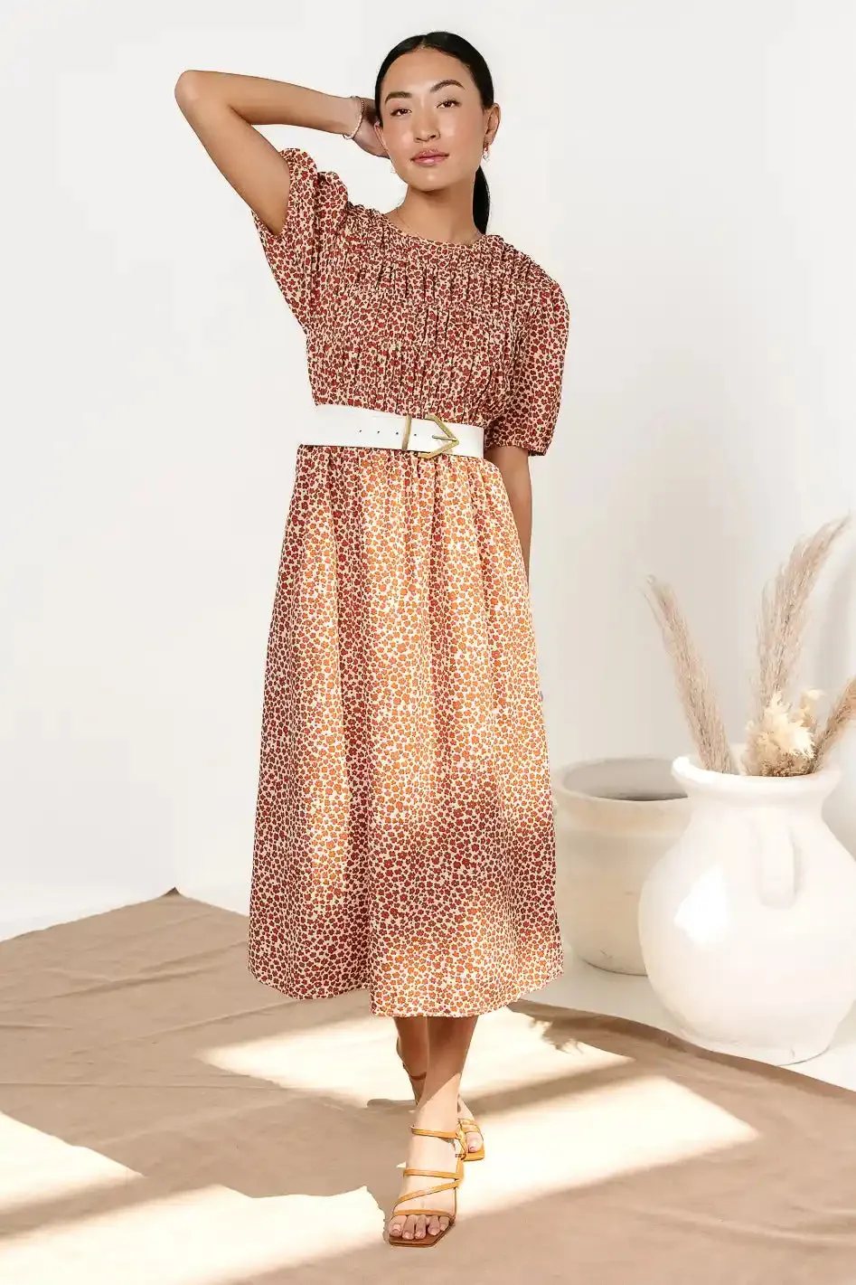 Shyla Floral Midi Dress - FINAL SALE