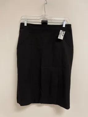 Skirt Midi By Banana Republic In Black, Size: 4