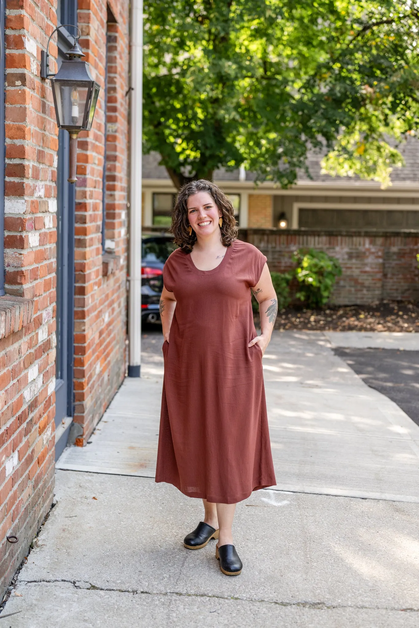 Sophie Dress with Scoop Neck