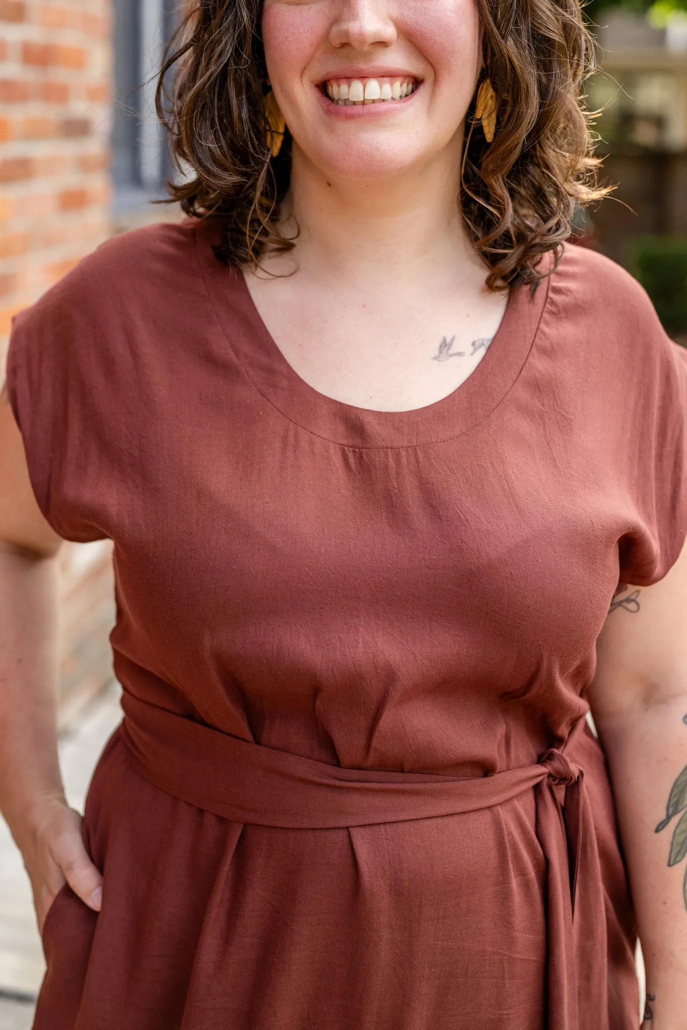 Sophie Dress with Scoop Neck