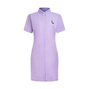 STAPLE LINEN DRESS-LAVENDER