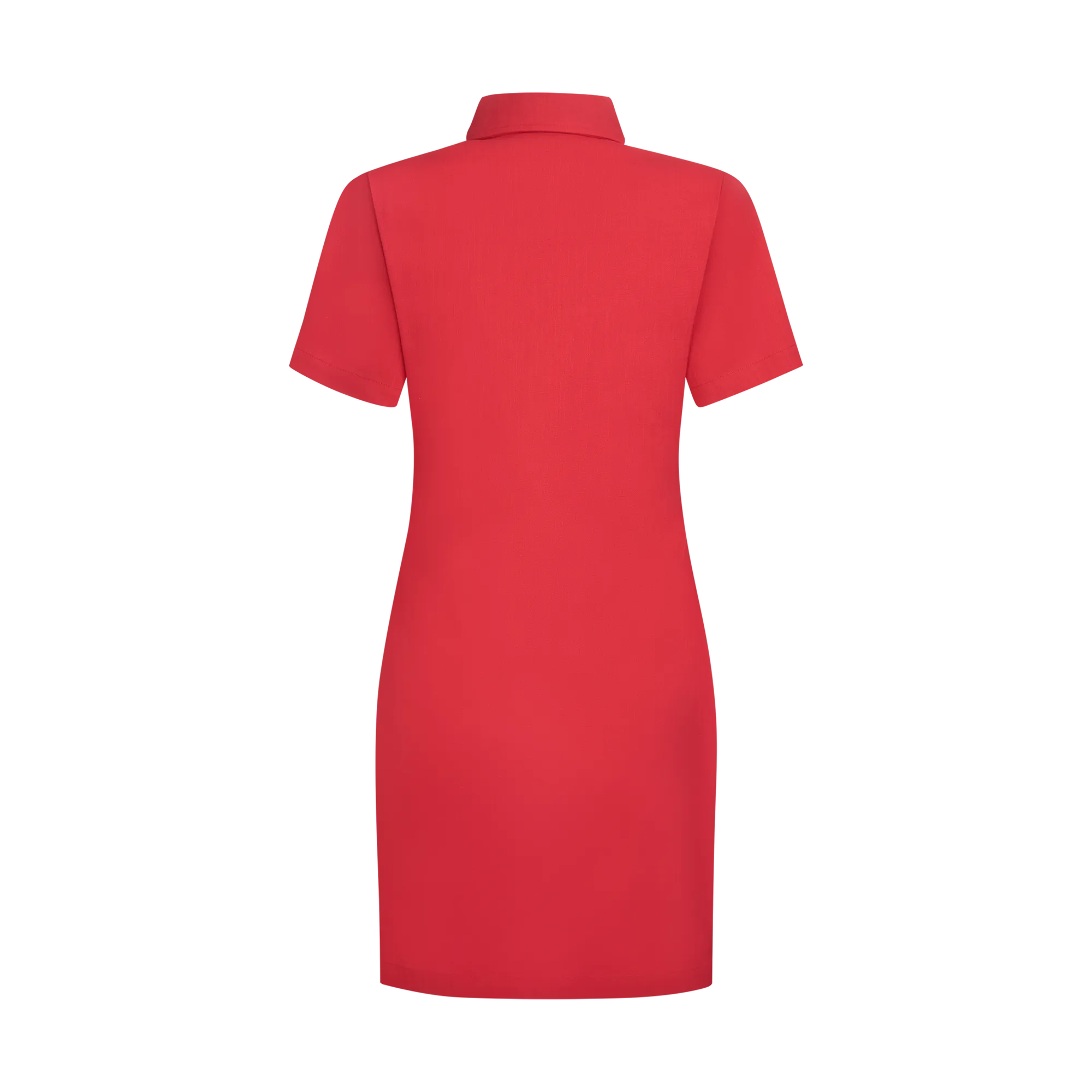 STAPLE LINEN DRESS- RED