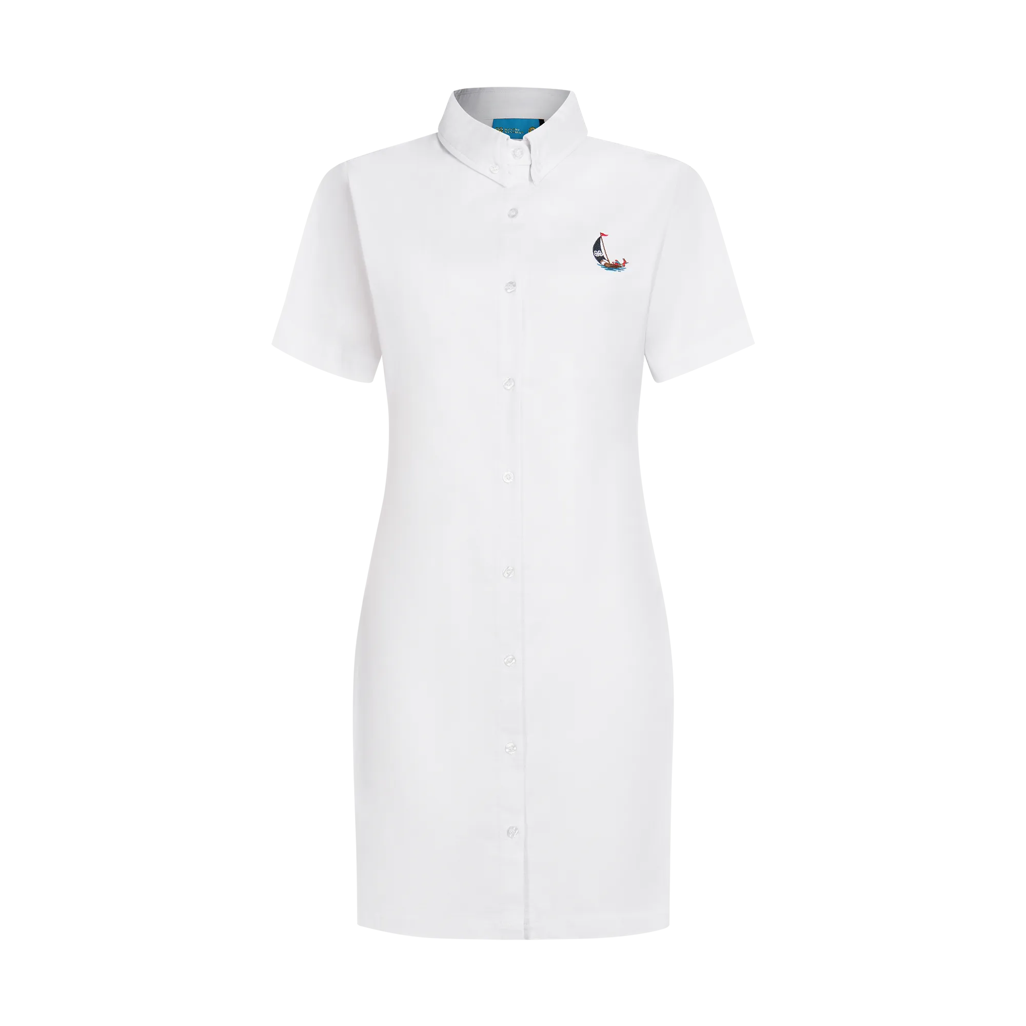 STAPLE LINEN DRESS-WHITE