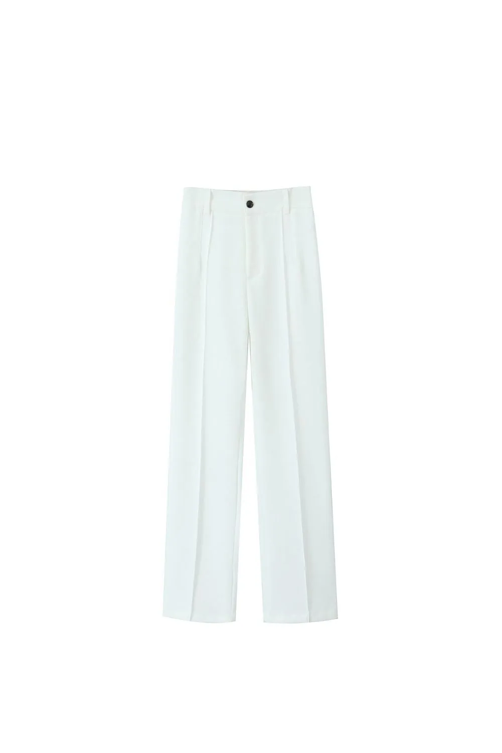 'Summer' Straight-Leg High-Waist Pants (2 Color)